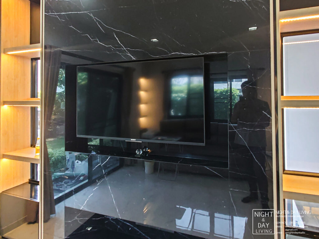 บิวท์อิน ผนังทีวี