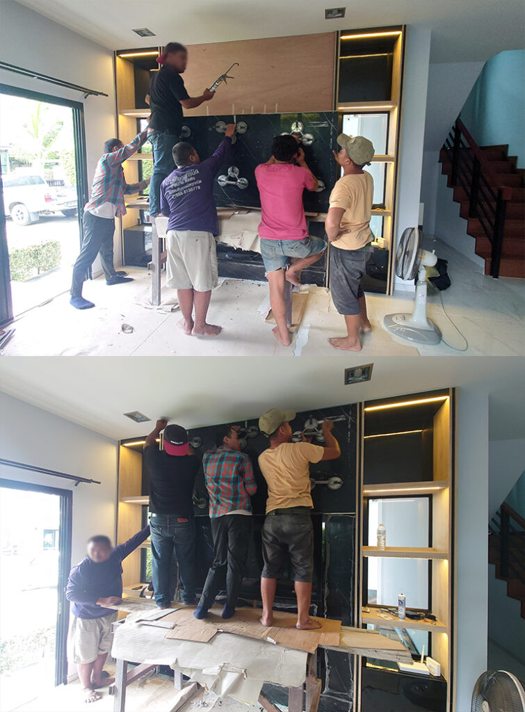 บิวท์อิน ผนังทีวี