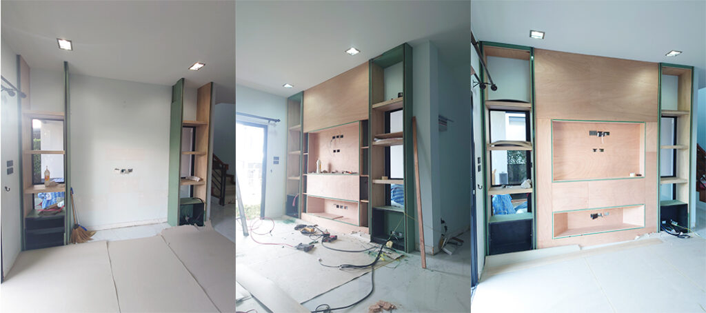 บิวท์อิน ผนังทีวี